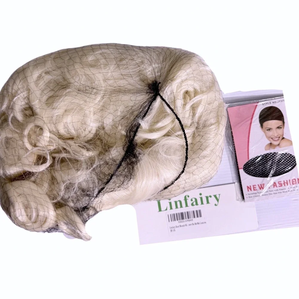 NWT Linfairy 18th Century Baroque Marie Antoinette Blonde Costume Wig Women